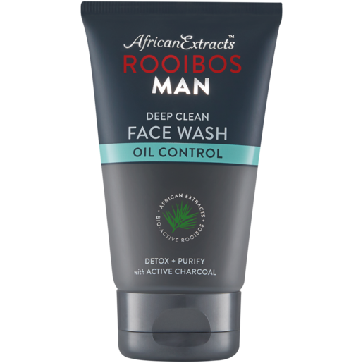 African Extracts Rooibos Man Oil Contrtol Deep Clean Face Wash 125ml