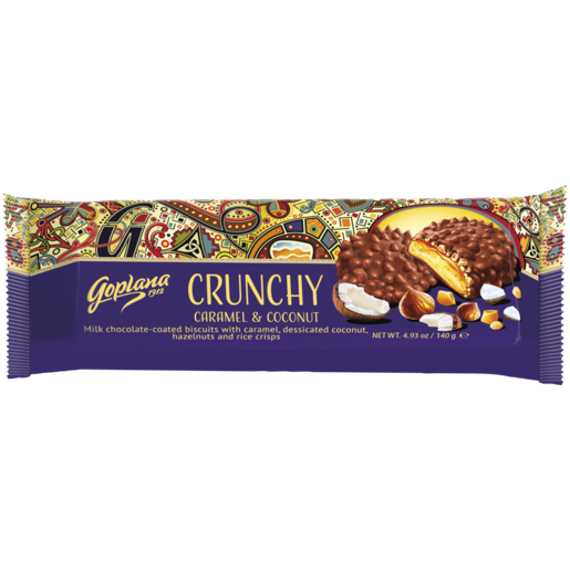 Goplana Crunchy Caramel & Coconut Biscuits 140g