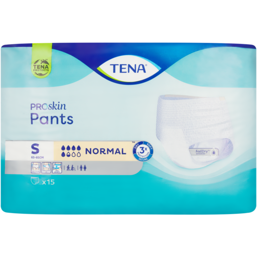 Tena Proskin Normal Adult Pants Small 15 Pack