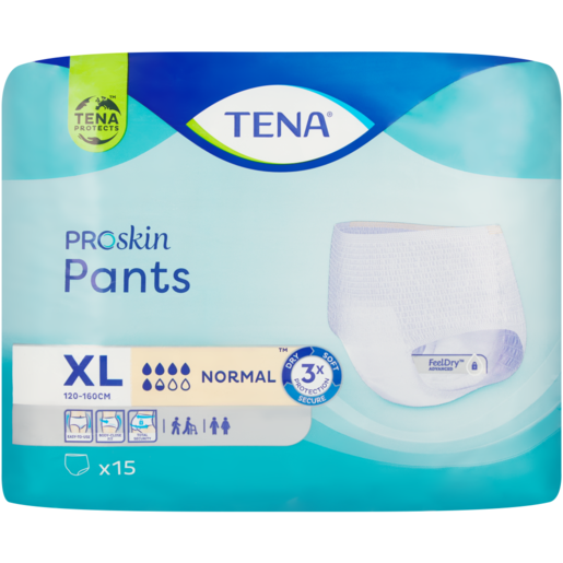 Tena Proskin Normal Adult Pants Extra Large 15 Pack