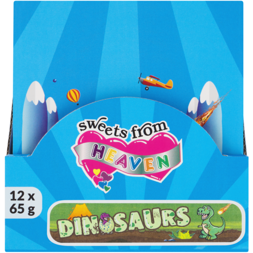 Sweets From Heaven Dinosaurs Sweets 12 x 65g