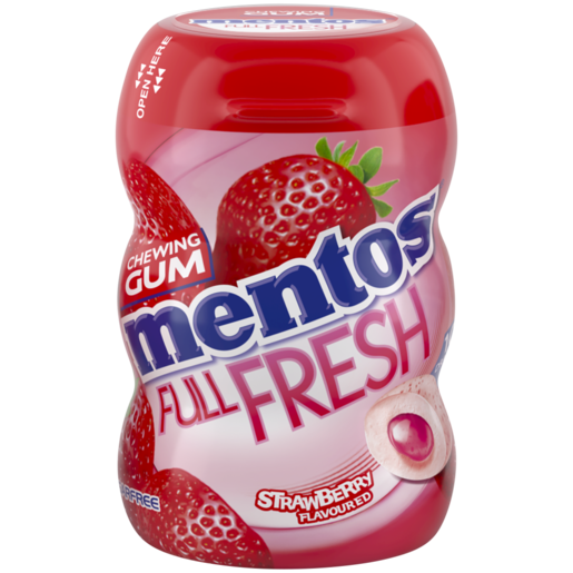 Mentos Pure Fresh Strawberry Chewing Gum 10 Pack