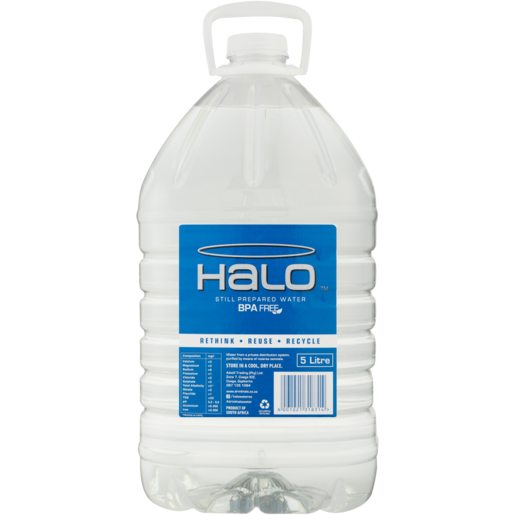 Halo Still Prepared Water 5L