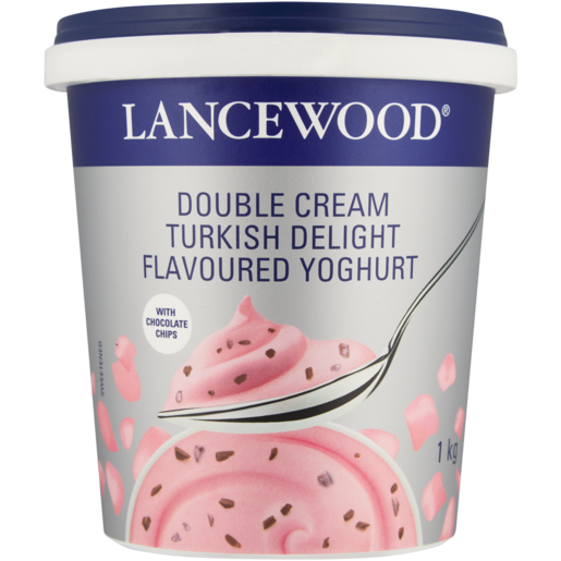 LANCEWOOD Double Cream Turkish Delight Flavoured Yoghurt 1kg