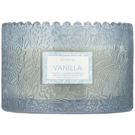 Ditsy Vanilla Scented Candle 9x7.8cm