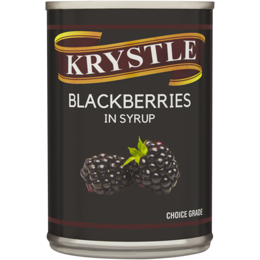 Krystle Blackberries In Syrup 410g