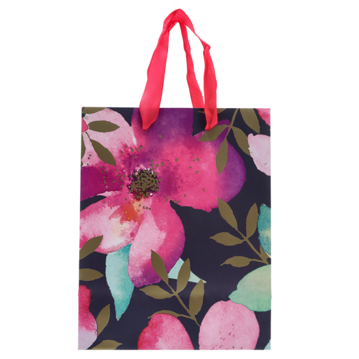 Creative Floral Medium Foil Gift Bag