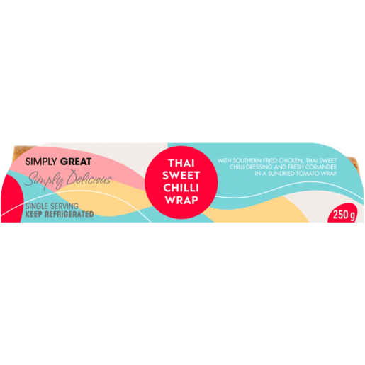 Simply Great Thai Sweet Chilli Wrap 250g