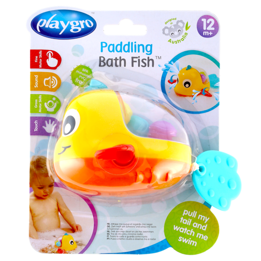 Playgro Paddling Fish Bath Toy 0 Months +