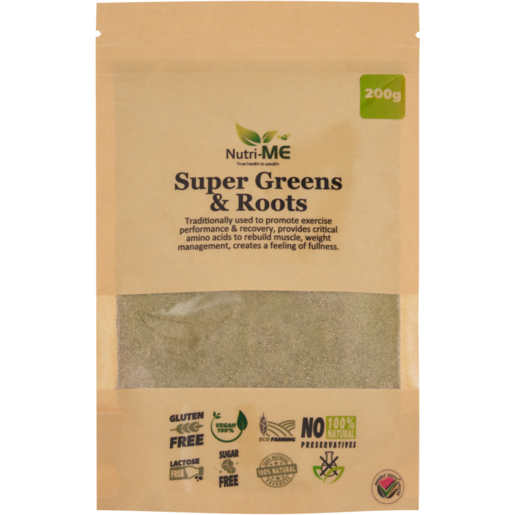 Nutri-ME Super Greens & Roots Superfood Mix 200g