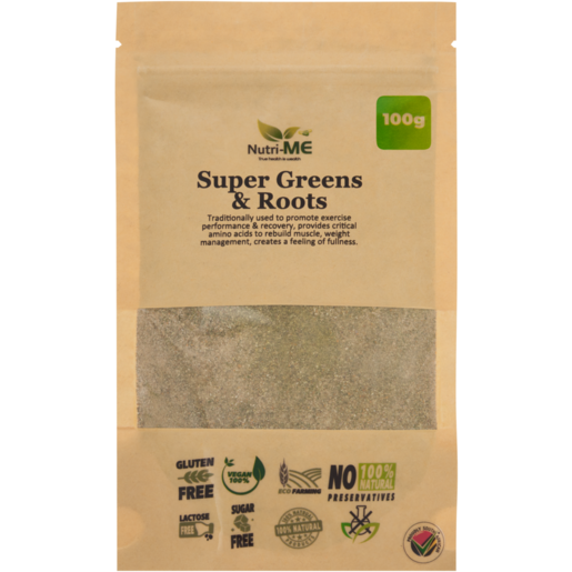Nutri-ME Super Greens & Roots Superfood Mix 100g