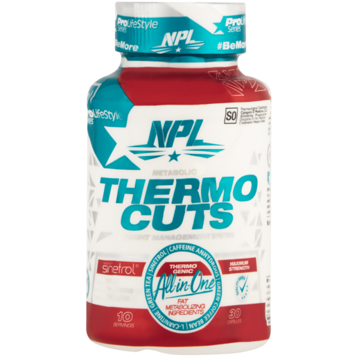 NPL Thermo Cuts Weight Management System Capsules 30 Pack