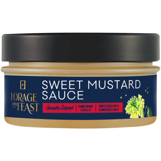 Forage And Feast Limited Edition Sweet Mustard Sauce 125g