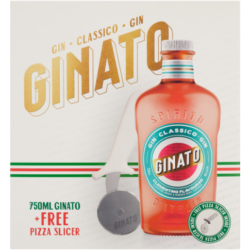 Ginato Clementino Flavoured Gin 750ml Gift Pack