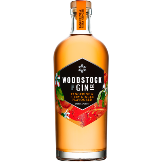 Woodstock Gin Co. Tangerine & Fiery Ginger Spirit Aperitif Bottle 750ml