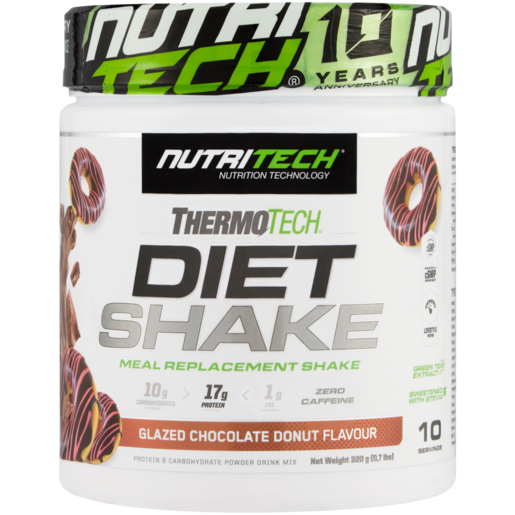 NutriTech Thermotech Glazed Chocolate Donut Flavour Diet Shake 320g