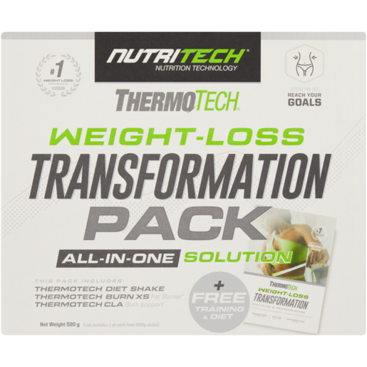 NutriTech Thermotech Weight Loss Transformation Pack 3 Pack