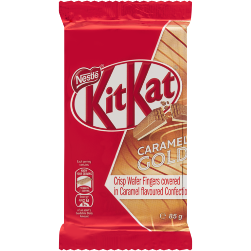Nestlé Kit Kat Caramel Gold Chocolate Bar 85g | Chocolate Bars ...