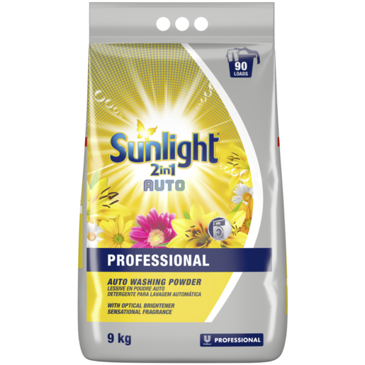 Sunlight Professional 2-In-1 Auto Washing Powder 9kg