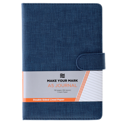 Donau Blue A5 Book Journal with Buckle
