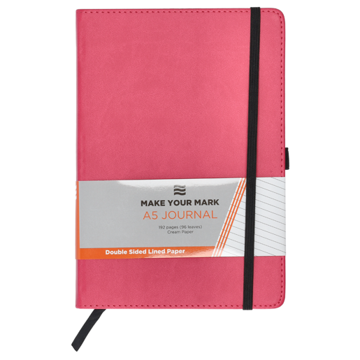 Donau Pink A5 Coloured Edge Book Journal