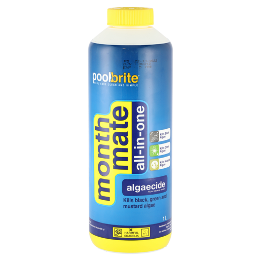 PoolBrite All-In-One Blue/Yellow Algaecide 1L