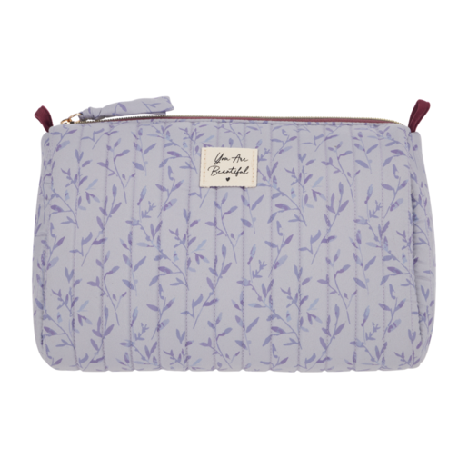 Floral Quilted Toiletry Bag
