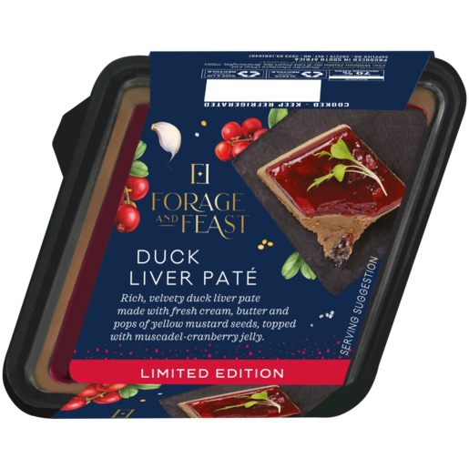 Forage And Feast Limited Edition Duck Liver Pâté 130g
