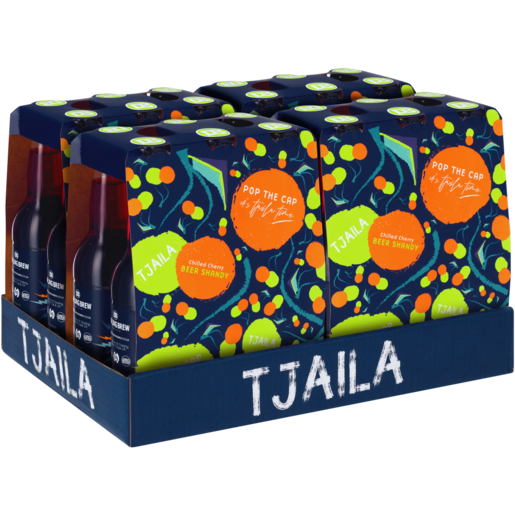 Tjaila Chilled Lemon Beer Shandy Bottle 24 x 340ml