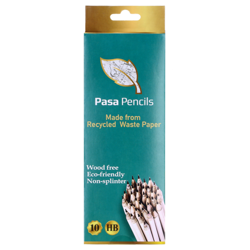 Pasa Recycled HB Pencils 10 Pack