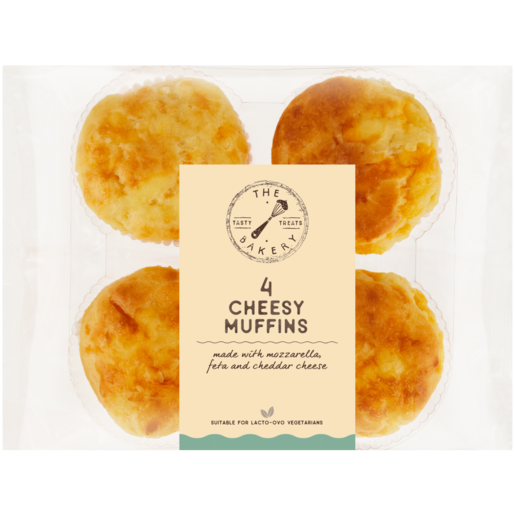 The Bakery Cheesy Muffins 4 Pack