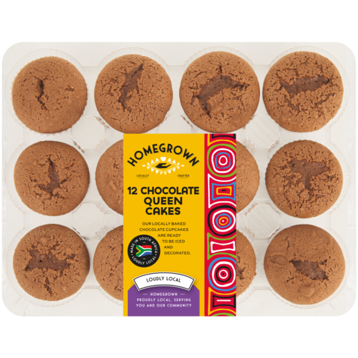 Homegrown Chocolate Queen Cakes 12 Pack