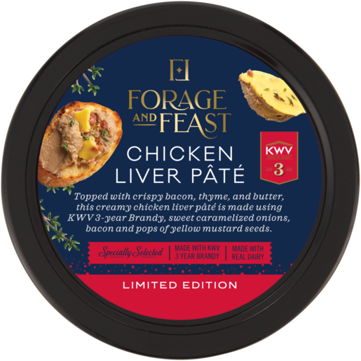 Forage And Feast KWV Limited Edition Chicken Liver Pâté 130g