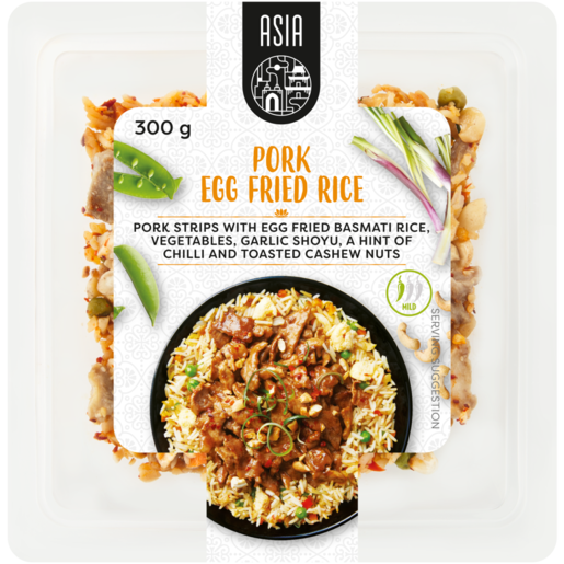 Asia Pork Egg Fried Rice Ready Meal 300g