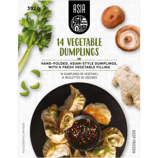 Asia Frozen Vegetable Dumplings 14 Pack