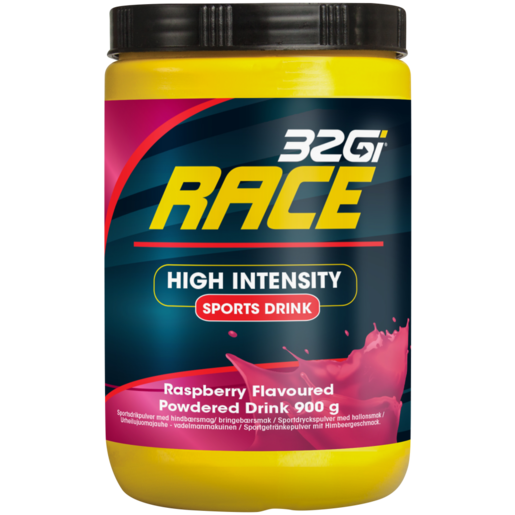32Gi Race Raspberry Flavoured Powdered Sports Drink 900g