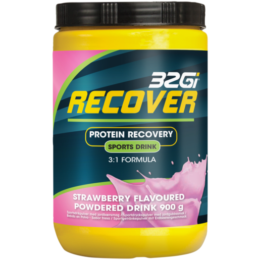 32Gi Recover Strawberry Flavoured Powdered Sports Drink 900g