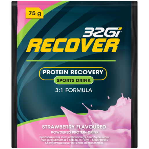 32Gi Recover Strawberry Flavoured Powdered Sports Drink 75g
