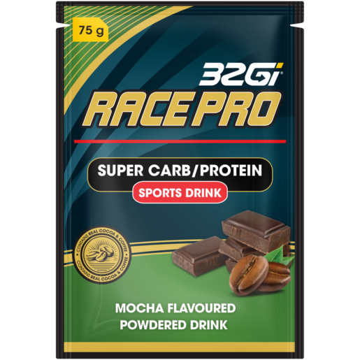 32Gi Race Pro Mocha Flavoured Powdered Sports Drink 75g