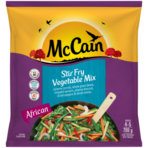 McCain African Stir Fry Vegetable Mix 700g