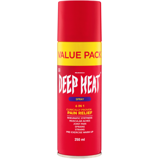Deep Heat 6-In-1 Pain Relief Spray 250ml