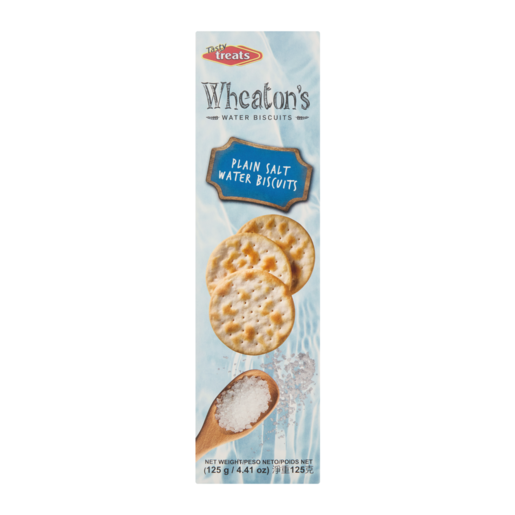 Tasty Treats Wheaton's Plain Salt Water Biscuits 125g