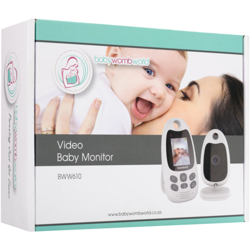 BabyWombWorld 2.0 Video Baby Monitor With Audio & Night Vision
