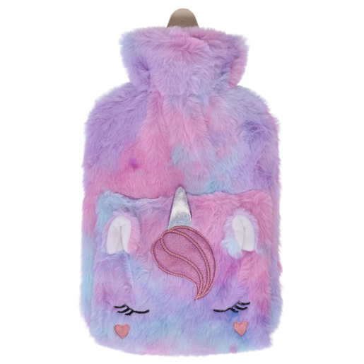 Bunny Grey & Pink With Pockets Hot Water Bottle 2L (Colour May Vary)