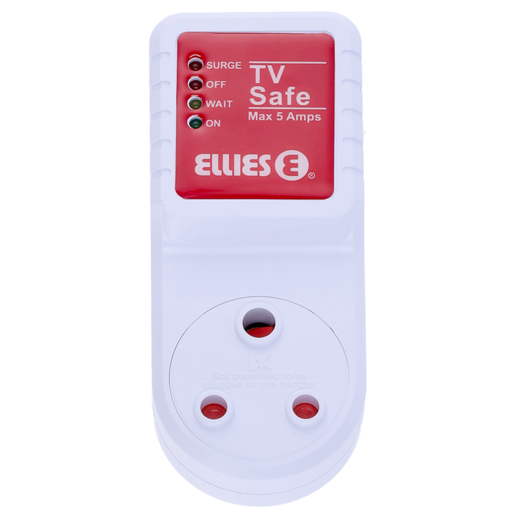 ELLIES White TV Safe Adaptor