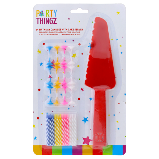 Party Things Swirly Candles 12 Piece