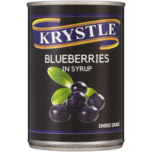 Krystle Blueberries in Syrup 410g 