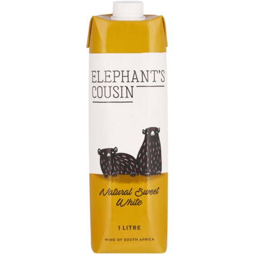 Elephant's Cousin Natural Sweet White Wine Carton 1L