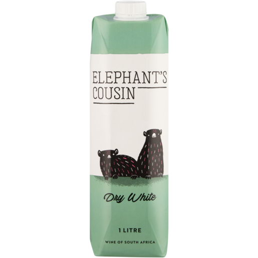Elephant's Cousin Dry White Wine Box 1L