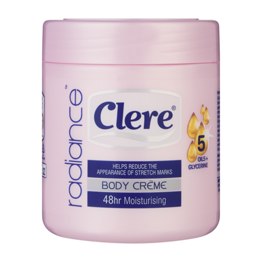 Clere Radiance 5 Oils and Glycerine Body Créme 400ml